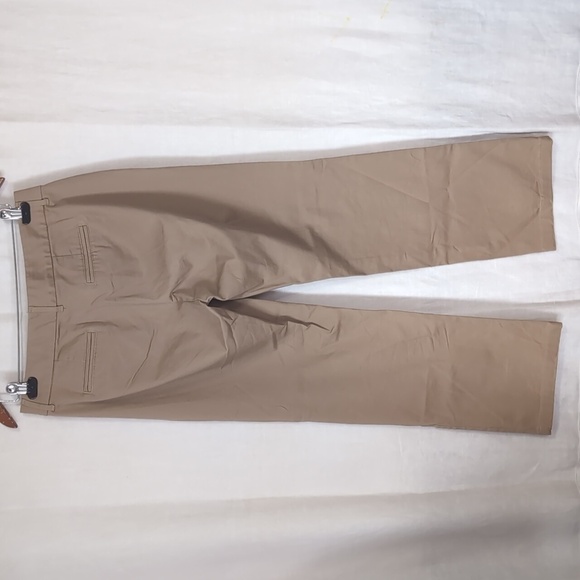 JM Collections Petite Khaki Straight Leg Pants Size 8P - Picture 3 of 4